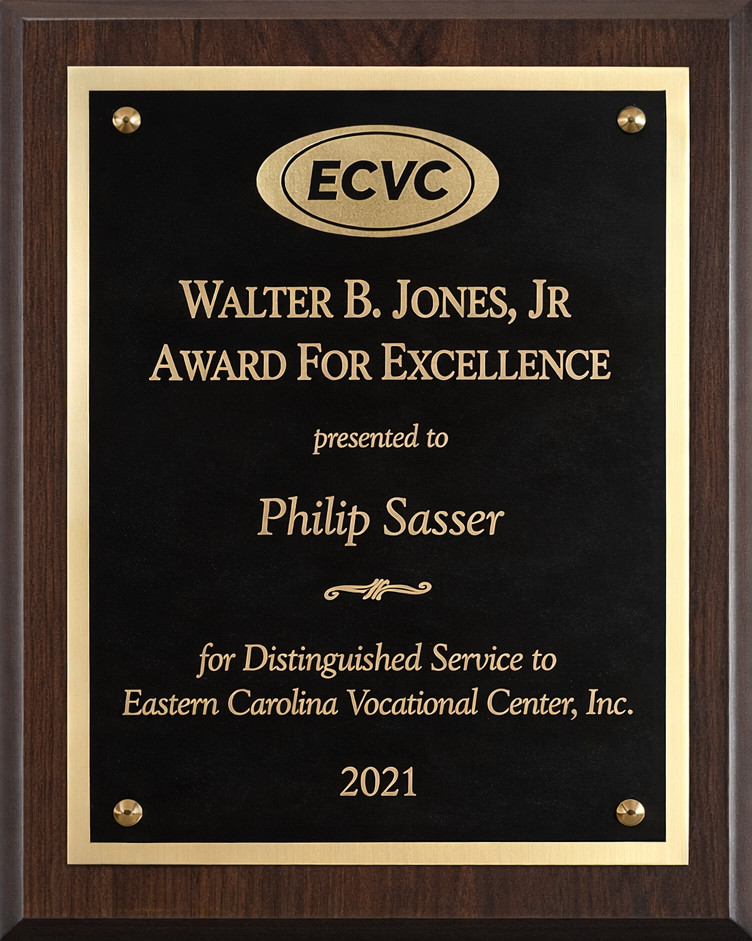 ECVC Walter B. Jones, Jr Award For Excellence 2021